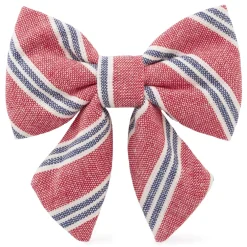 Clearance The Foggy Dog Nantucket Stripe Lady Dog Bow