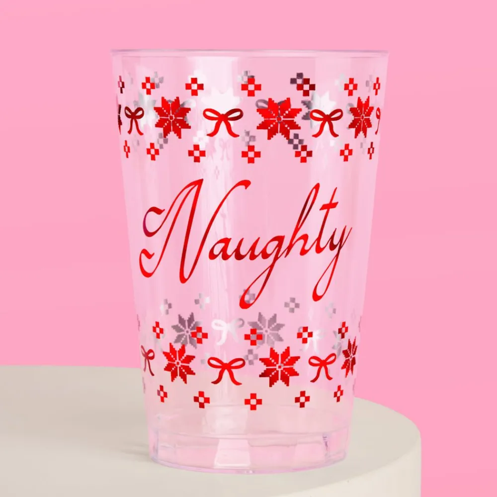 Outlet xo, Fetti Naughty & Nice Plastic Christmas Cups