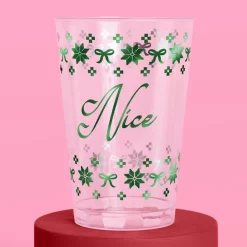 Outlet xo, Fetti Naughty & Nice Plastic Christmas Cups