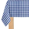 Coterie Party Supplies Navy Blue Gingham Paper Tablecloth