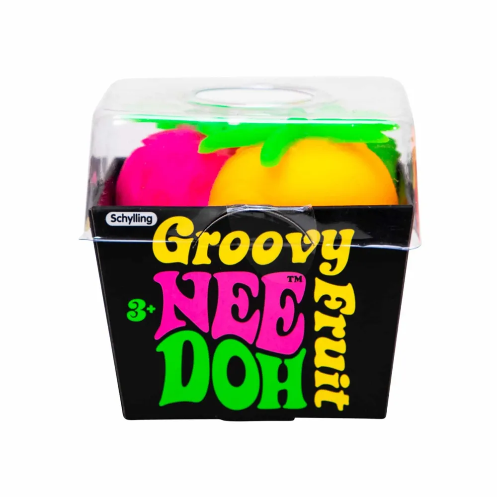 Schylling Needoh Groovy Fruit Toy Set