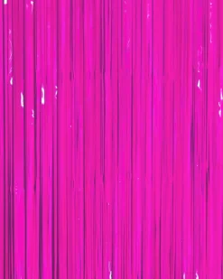 Hot xo, Fetti Neon Pink Fringe Curtain Backdrop