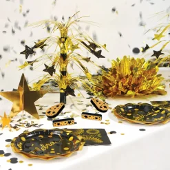 Hot Beistle New Years Eve Metallic Star Noisemaker