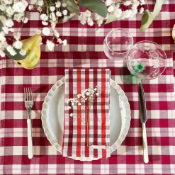 Sale Archive New York Noel Plaid Dinner Napkin Set