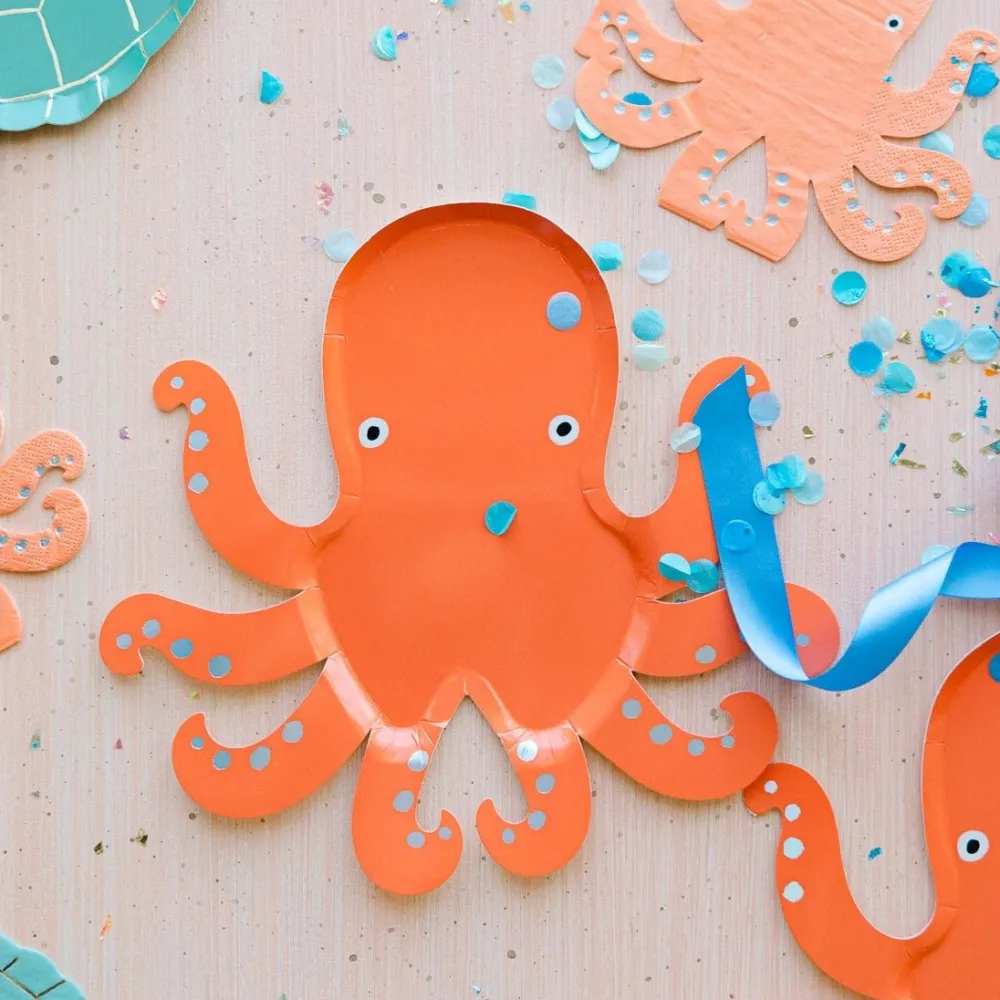 New Meri Meri Octopus Plates