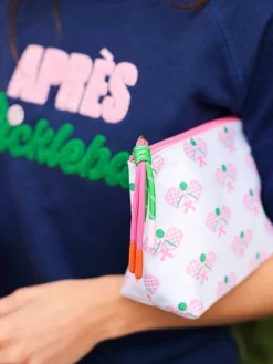 Clearance Shiraleah Retail Paddles Medium Zip Pouch
