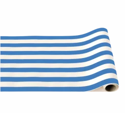Outlet Bonjour Fete Palisades Blue Signature Cabana Stripe Table Runner
