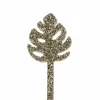 Best Packed Party Palm Leaf Glitter Acrylic Drink Stirrers (4 ct)