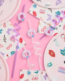Outlet xo, Fetti Party Era Reusable Straws