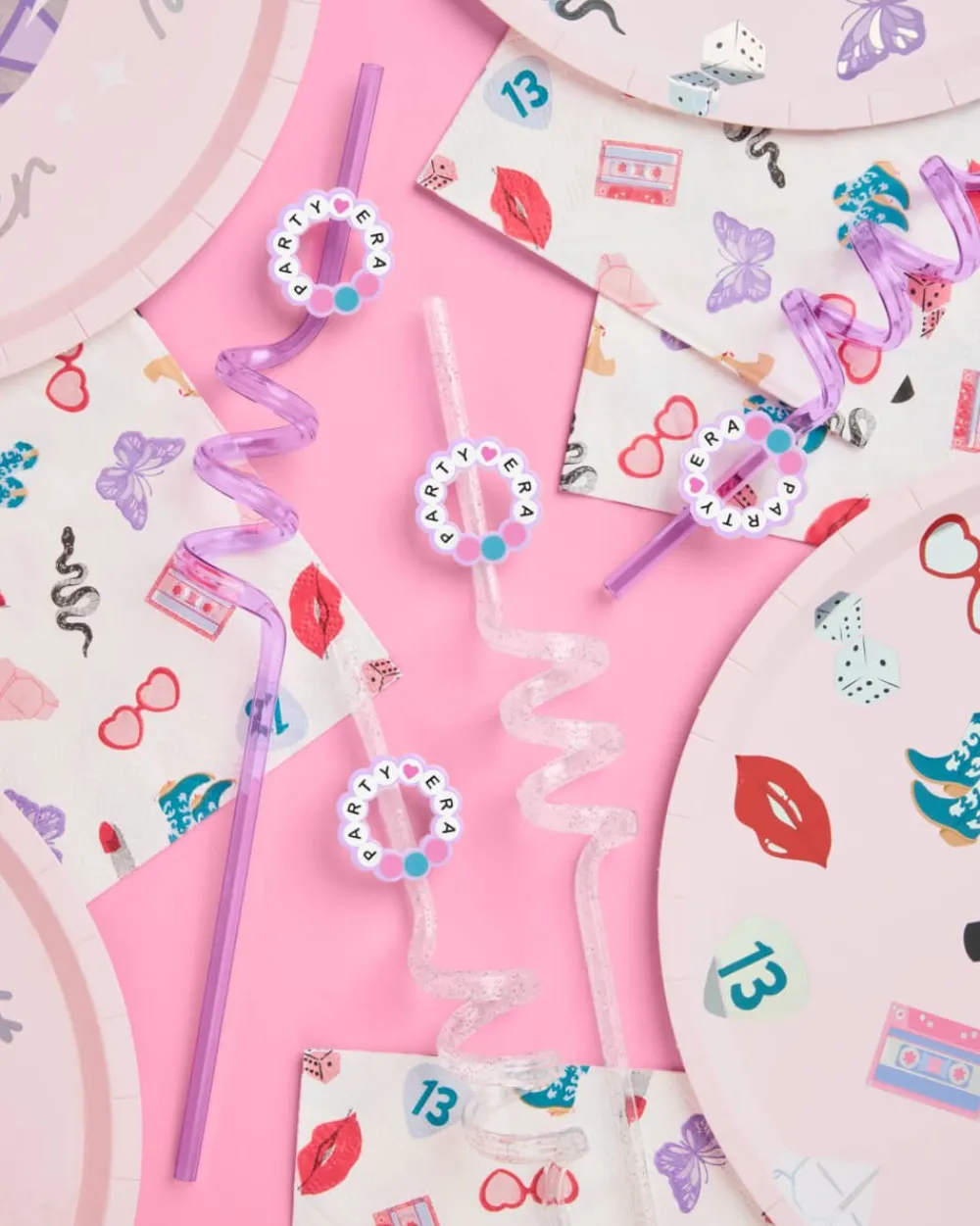 Outlet xo, Fetti Party Era Reusable Straws