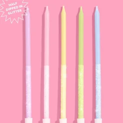 Clearance xo, Fetti Pastel Glitter Candles