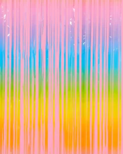 Discount xo, Fetti Pastel Rainbow Fringe Curtain Backdrop
