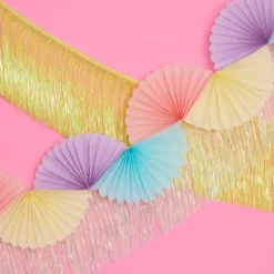 Outlet xo, Fetti Pastel Tissue Fan Banner