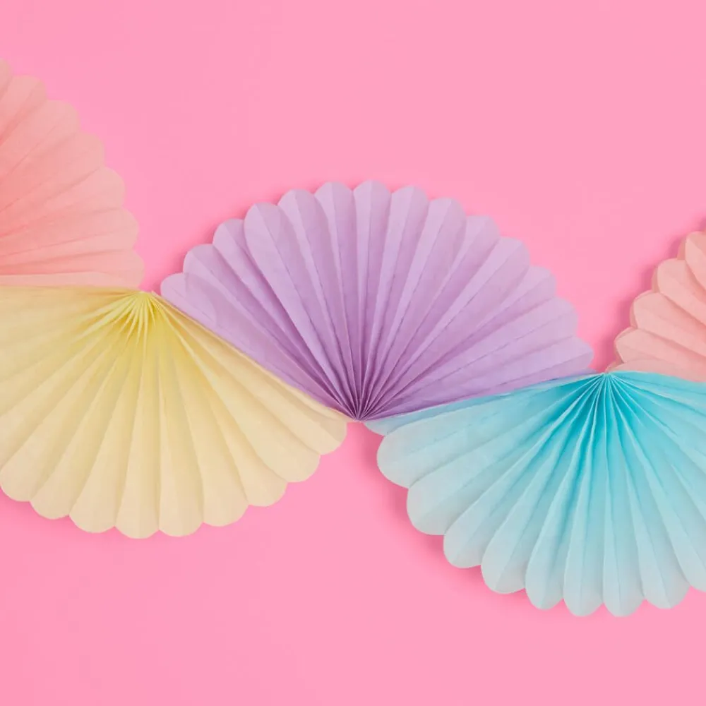 Outlet xo, Fetti Pastel Tissue Fan Banner