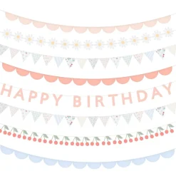 Meri Meri Patchwork Happy Birthday Garland Set