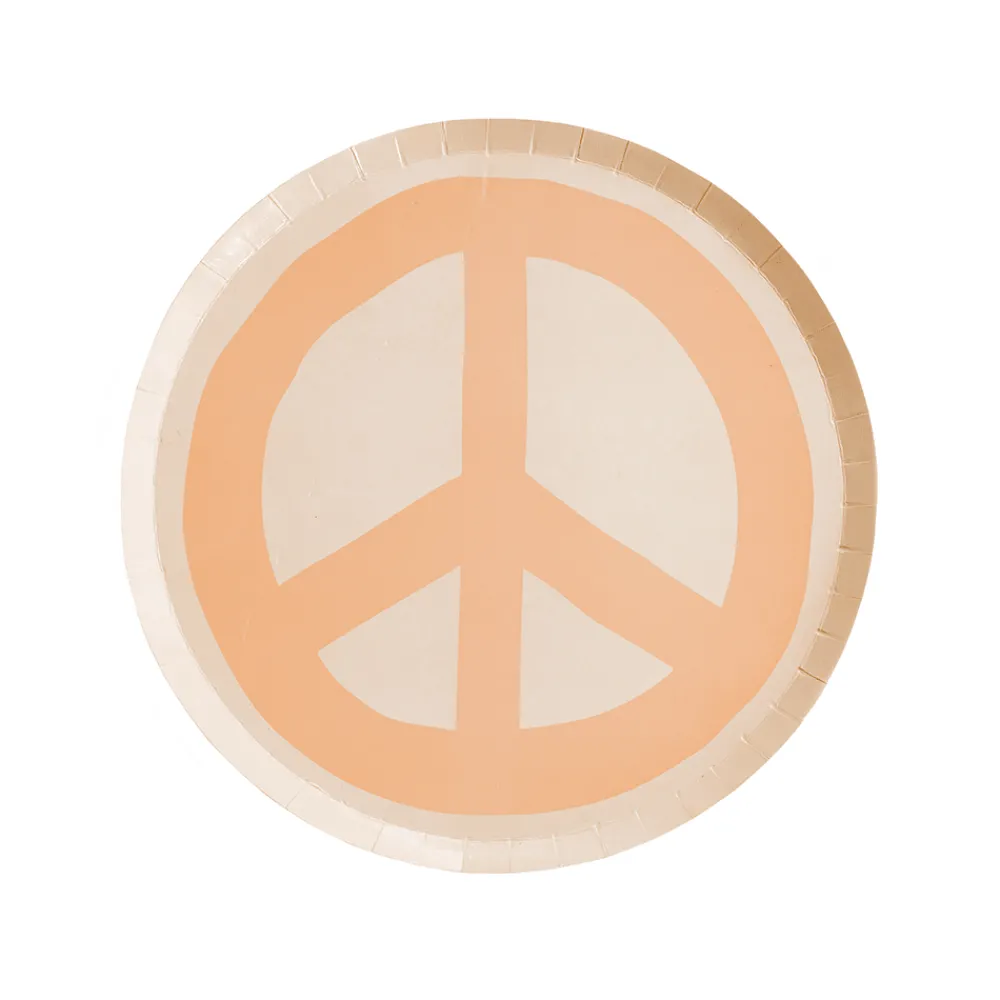 Online Jollity & Co. + Daydream Society Peace & Love Peace Dessert Plates