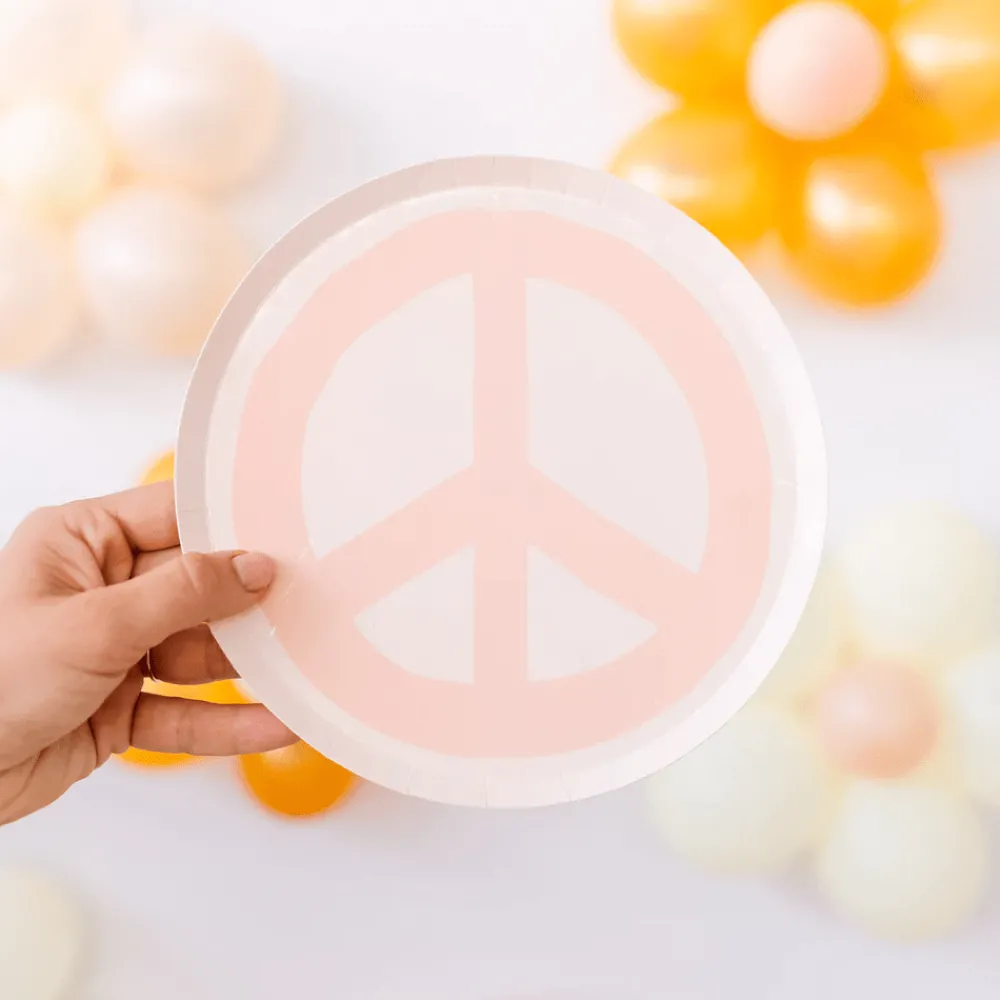 Online Jollity & Co. + Daydream Society Peace & Love Peace Dessert Plates