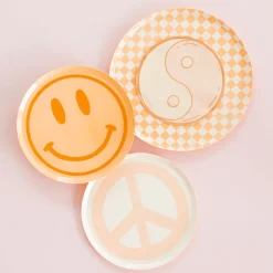 Online Jollity & Co. + Daydream Society Peace & Love Peace Dessert Plates