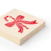Sale Bonjour Fete Peppermint Bow Cocktail Napkins