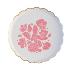 Discount Bonjour Fete Petal Pink Elegant Floral Dessert Plates