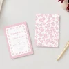 New Bonjour Fete Petal Pink Lacy Floral Digital Party Invitation Download