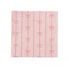 New Bonjour Fete Petal Pink Signature Bow Large Napkins