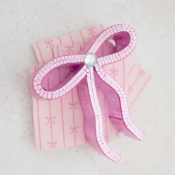 New Bonjour Fete Petal Pink Signature Bow Large Napkins