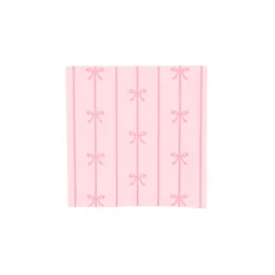 Outlet Bonjour Fete Petal Pink Signature Bow Small Napkins