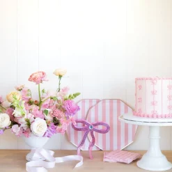 Outlet Bonjour Fete Petal Pink Signature Bow Small Napkins