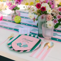 Sale Bonjour Fete Petal Pink Signature Cabana Stripe Guest Towels