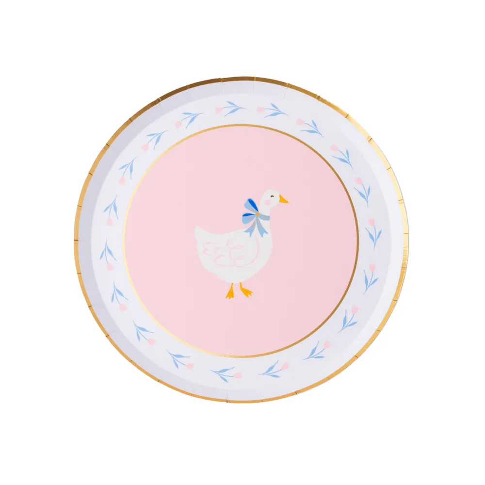 Sale Bonjour Fete Petal Pink Sweet Goose Small Plates