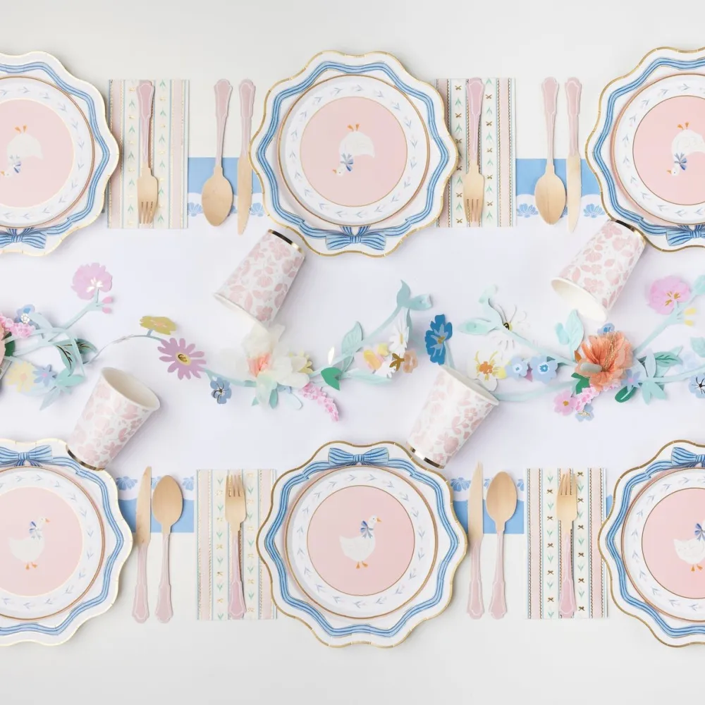 Sale Bonjour Fete Petal Pink Sweet Goose Small Plates