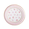 Online Bonjour Fete Petal Pink Watercolor Floral Dessert Plates