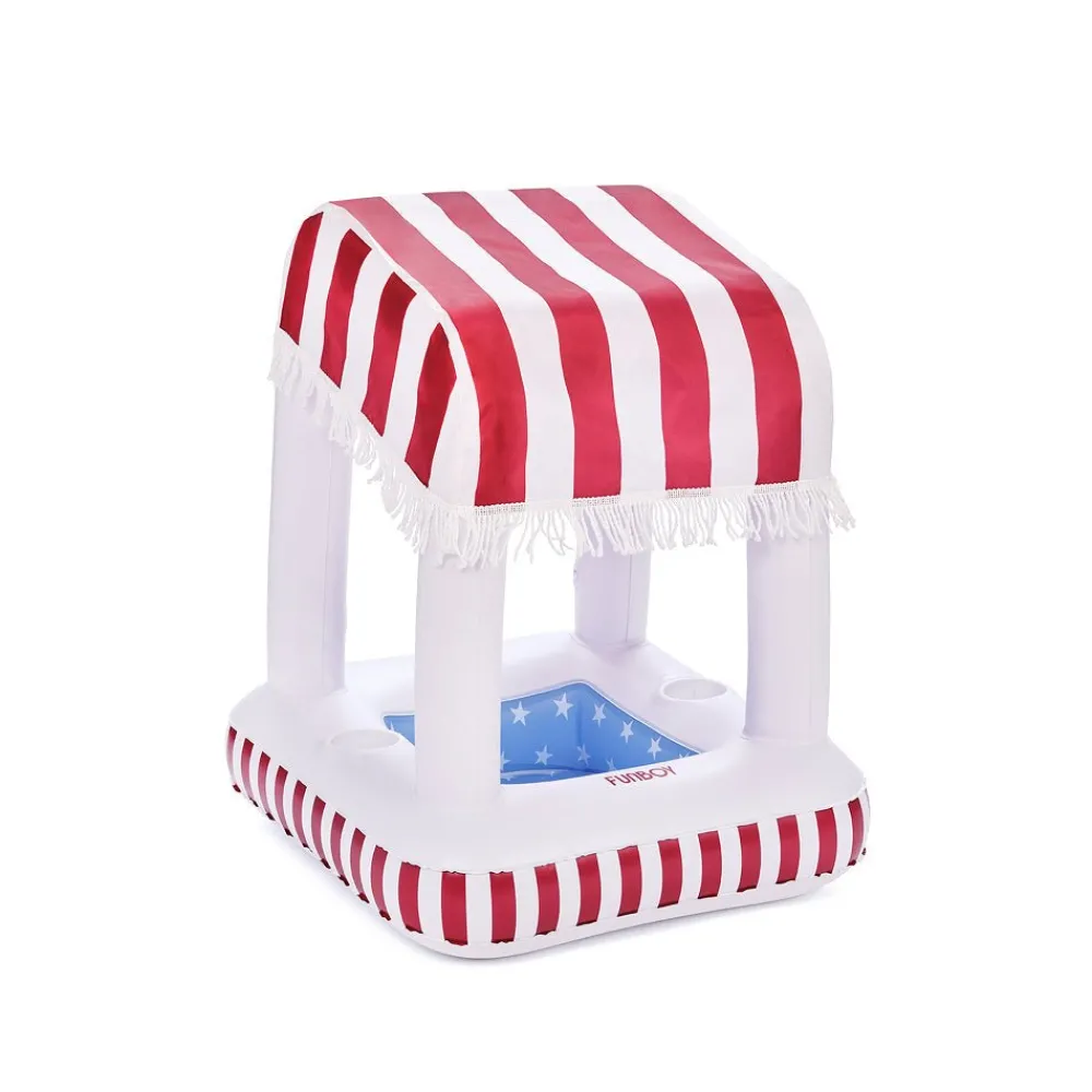 Discount Funboy Petite Inflatable Pool Bar, Red White & Blue