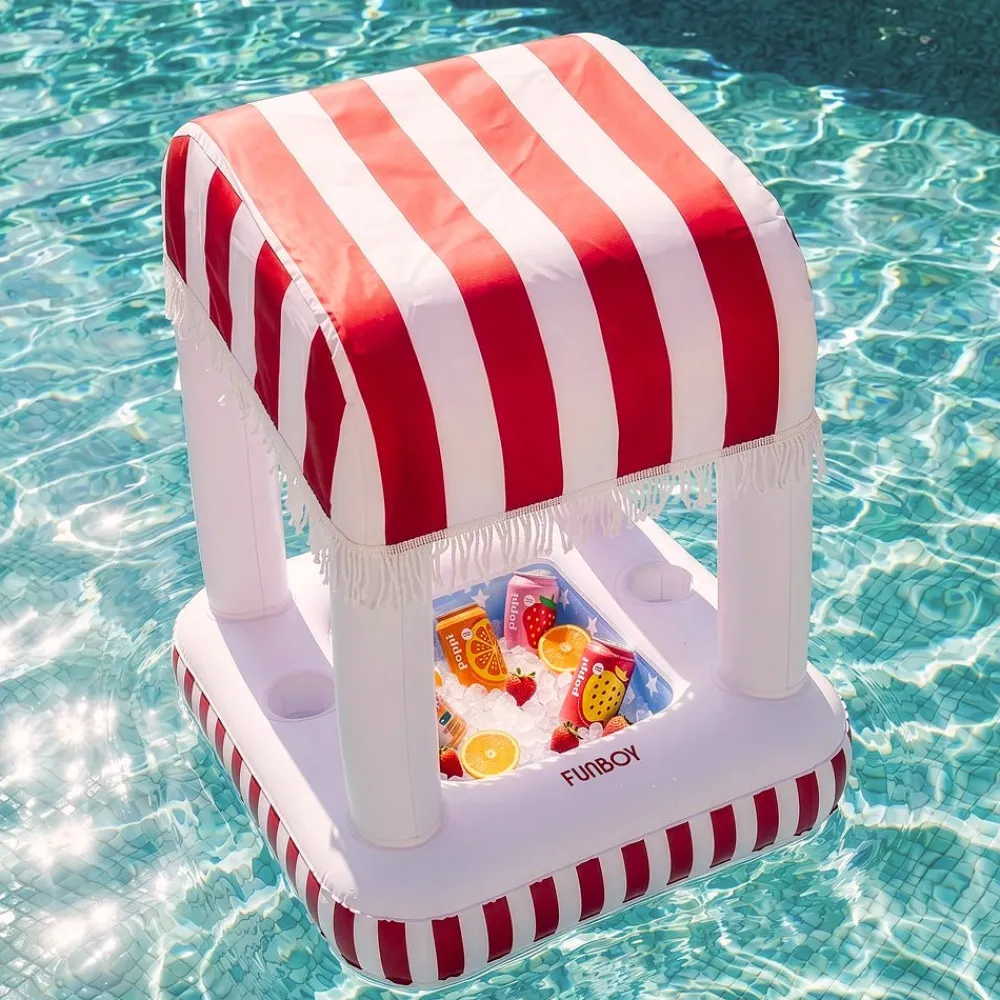 Discount Funboy Petite Inflatable Pool Bar, Red White & Blue