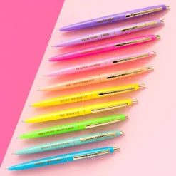 Hot Taylor Elliott Designs 10 Piece Motivational Pen Set