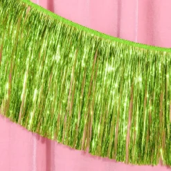 xo, Fetti Pink and Green Fringe Banner Set