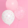 Hot xo, Fetti Pink Bow Bridal Latex Balloons