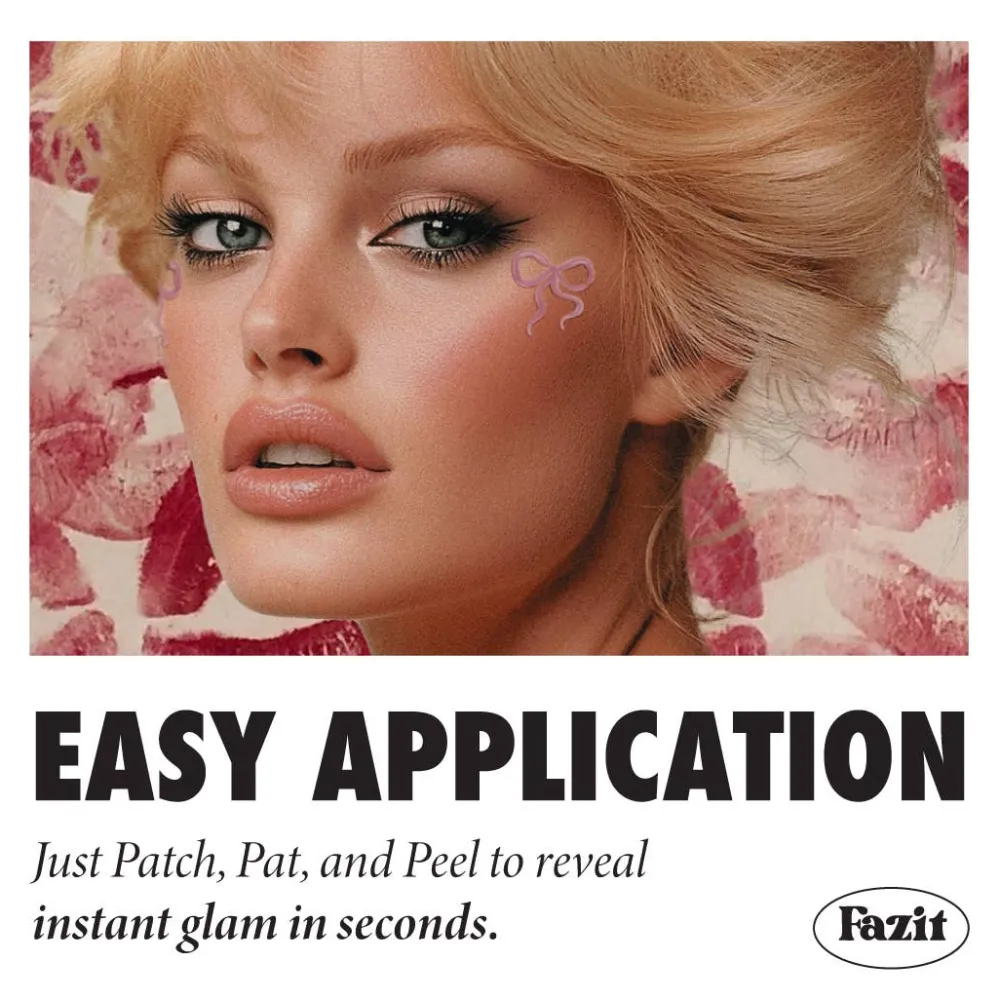 Sale Fazit Pink Bow Makeup Patches
