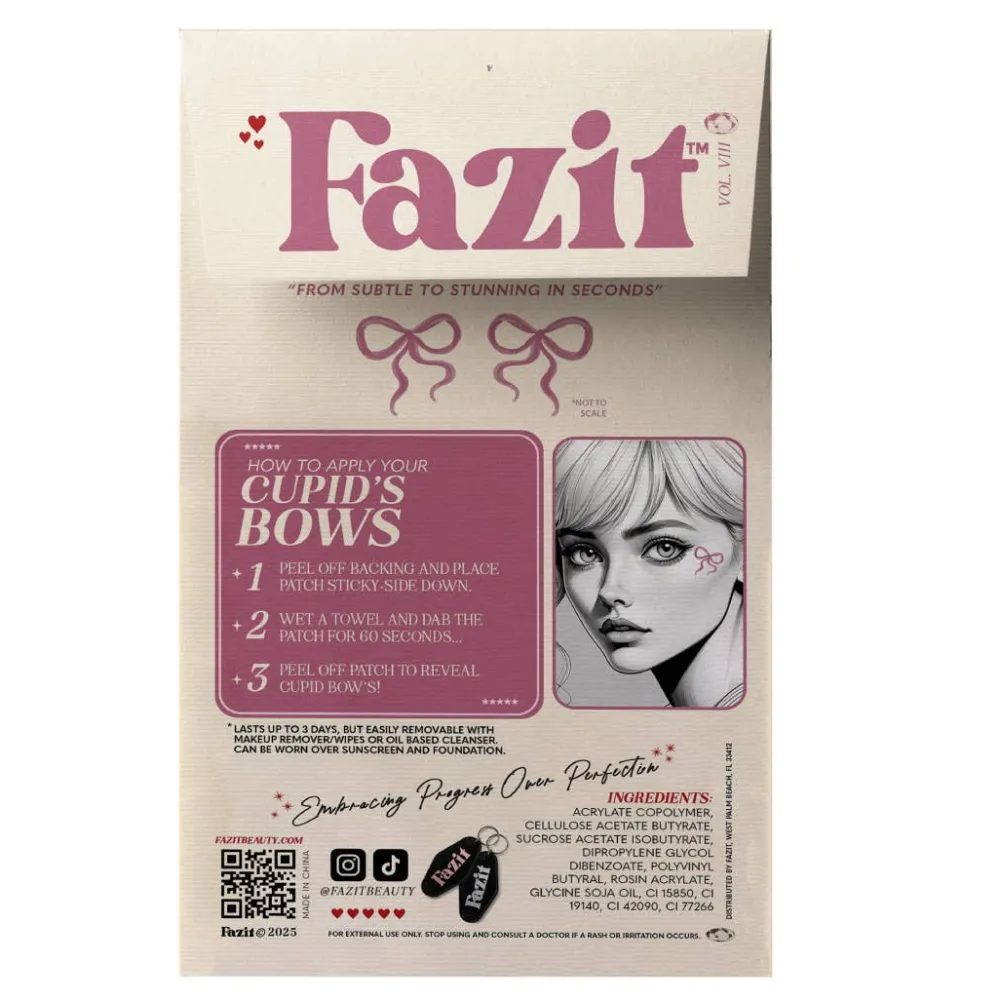 Sale Fazit Pink Bow Makeup Patches