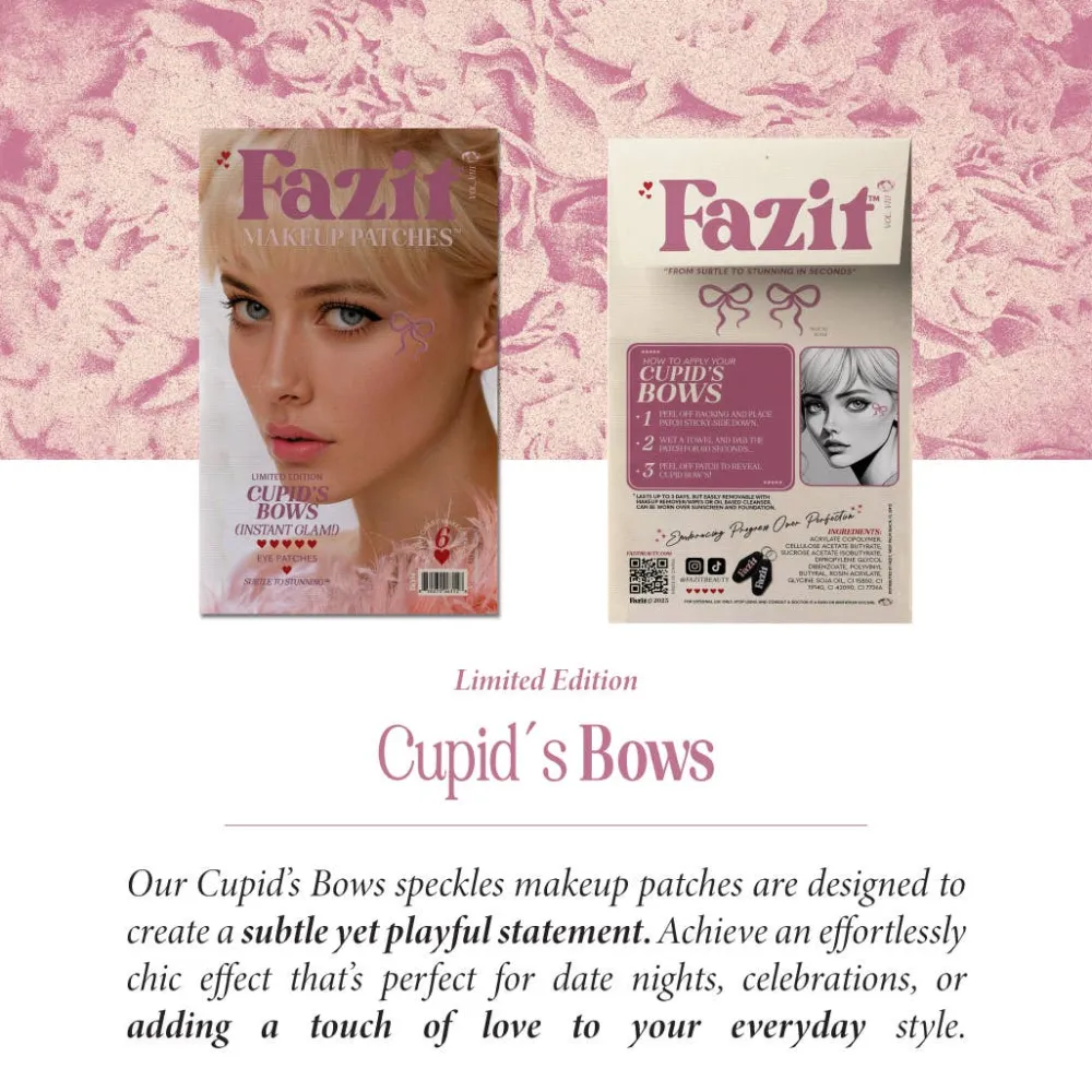 Sale Fazit Pink Bow Makeup Patches