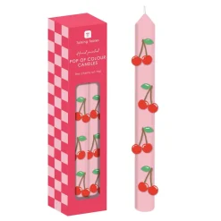 Sale Talking Tables USA Pink Cherry Taper Candles