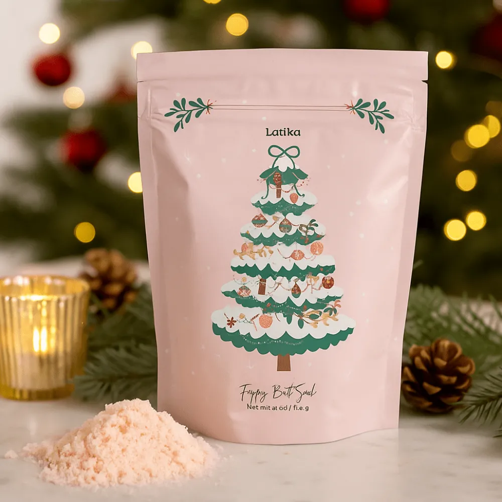 Online Latika Beauty Pink Christmas Holiday Bath Soak