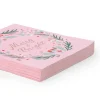 Discount Bonjour Fete Pink Christmas Wreath Large Napkins