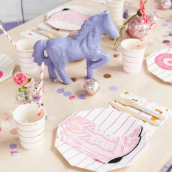 Jollity & Co. + Daydream Society Pink Cowgirl Boot Shaped Napkins