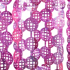Clearance xo, Fetti Pink Disco Ball Foil Curtain Backdrop