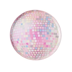 Clearance Bonjour Fete Pink Disco Ball Plates