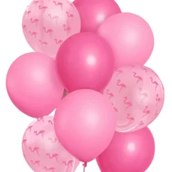 xo, Fetti Pink Flamingo Latex Balloons