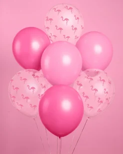 xo, Fetti Pink Flamingo Latex Balloons