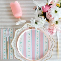 Clearance Unique Pink Flower Shaped Plastic Cup